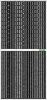 WAAREE 575 Wp 144 Cells TOPCON N-Type Framed Dual Glass Bifacial Solar ...