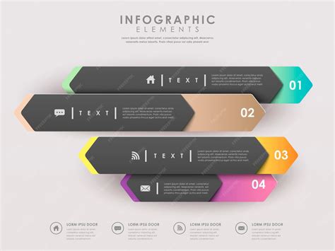 Premium Vector | Modern paper arrow banners template infographic elements