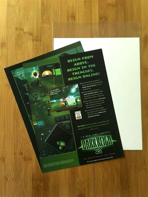 Dark Reign 2 PC 2000 Vintage Video Game Print | Ubuy India