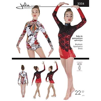 Buy Jalie Rhythmic Gymnastics Ice Figure Skating Dress Costume Sewing ...