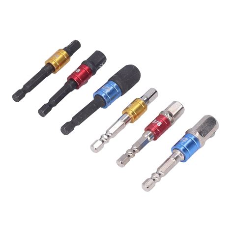 NEE Socket Adapter Set, Hex Shank High Pressure Resistant Vanadium ...