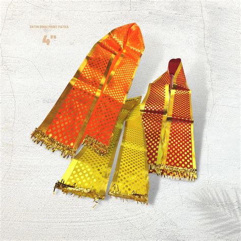 Satin Bindi Patka 4 " - BJM – BIHARI JI MART