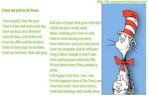 Famous Poems By Dr Seuss