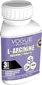Vogue Wellness L-Arginine tablets Support to Strength Stamina ...