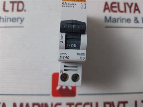 Merlin Gerin Dt40 Circuit Breaker Icu 6Ka – Aeliya Marine Tech