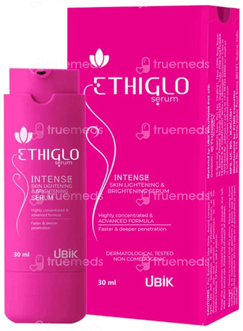Ethiglo Intense Skin Lightening Brightening Serum 30ml - Uses, Side ...