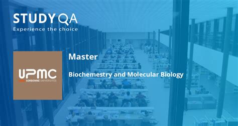 StudyQA — Master: Biochemestry and Molecular Biology — Sorbonne University