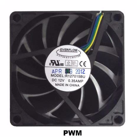 Everflow PWM Dual Ball Bearing 12 Volt Fan-R127015BU – Coolerguys