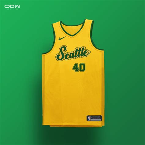 Seattle Supersonics Jersey Concept :: Behance
