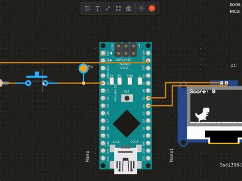 Image result for Dino Game Using Arduino Nano