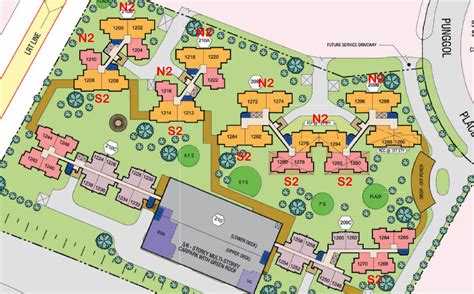 HDB Punggol Crest BTO launched in 2010 site plan and floor plans ...