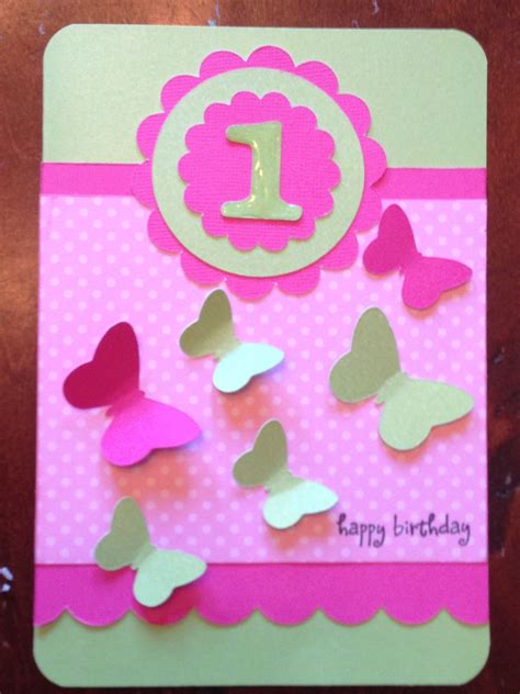 1st Birthday Card Girl - 1st Birthday Ideas