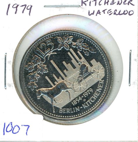 1979 Kitchener-Waterloo Trade Dollar. Commemorates the 125th ...