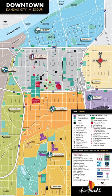 Map Of Downtown Kansas City Mo