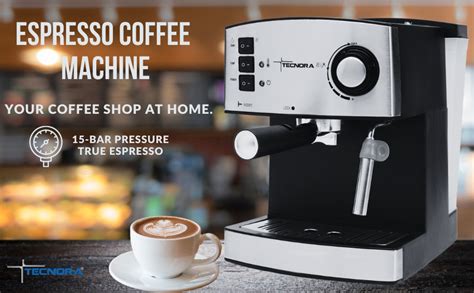 TECNORA Espresso Coffee Machine (Caffe Gusto) : Amazon.in: Home & Kitchen