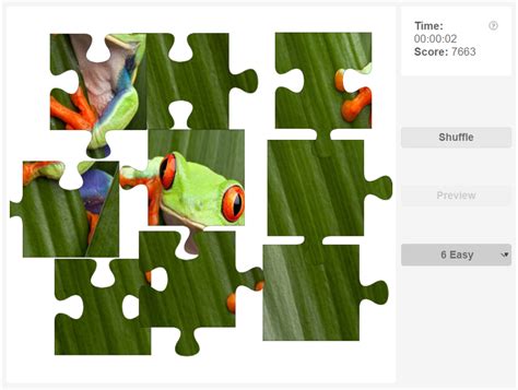 Online jigsaw puzzles on endangered animals | Olympiadtester