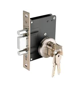Bonus Dead Lock Body (60 MM Cylinder-Both Side Key, Antique) : Amazon ...