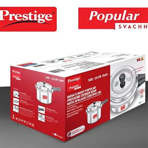 Prestige Popular Svachh Outer LId Pressure Cooker, 2L - Buildhub