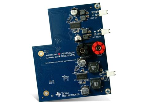 TAS5733LEVM Class-D Audio Amplifier EVM - TI | Mouser
