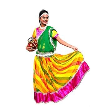 ITSMYCOSTUME Rajasthani Girl Indian State Kids Fancy Dress Costume for ...