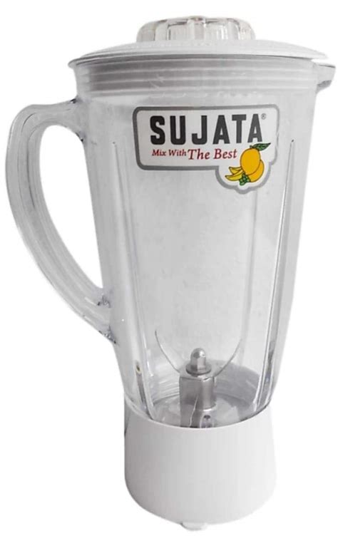 Sujata Blender Plastic Jar, 1750 ml, (White) (White_1), 100 Watts ...