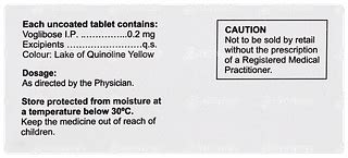 Vogo 0.2 Tablet 15: Uses, Side Effects, Price & Substitutes