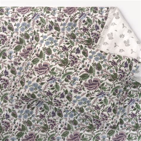 Jamila blue reversible duvet cover & pillow set – Inka