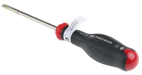 AT5.5X100 Facom | Facom Slotted Screwdriver, 5.5 x 1 mm Tip, 100 mm ...