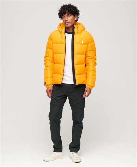 HOODED SPORTS PUFFER JACKET