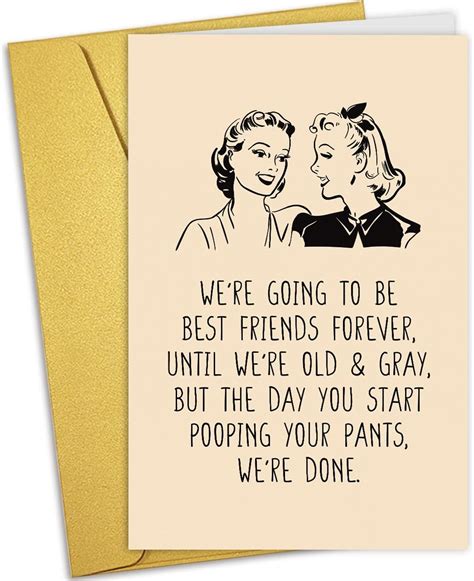 Nchigedy Funny Birthday Card for Best Friend, Humorous India | Ubuy