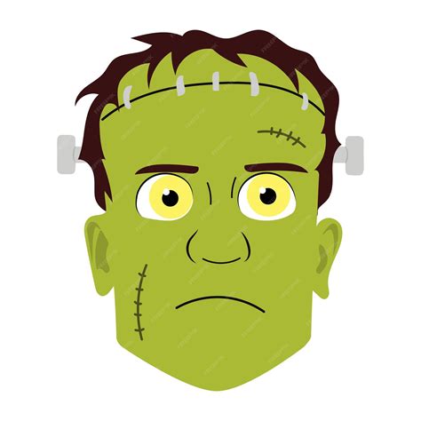 Frankenstein Face Clip Art