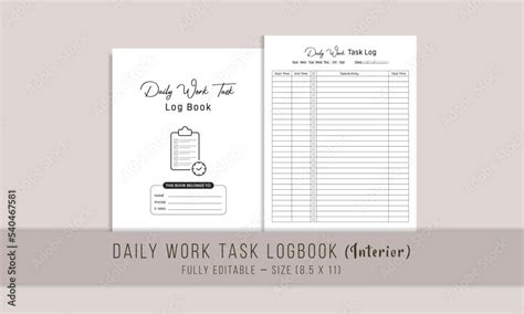 Image result for Daily Work Log Book Template