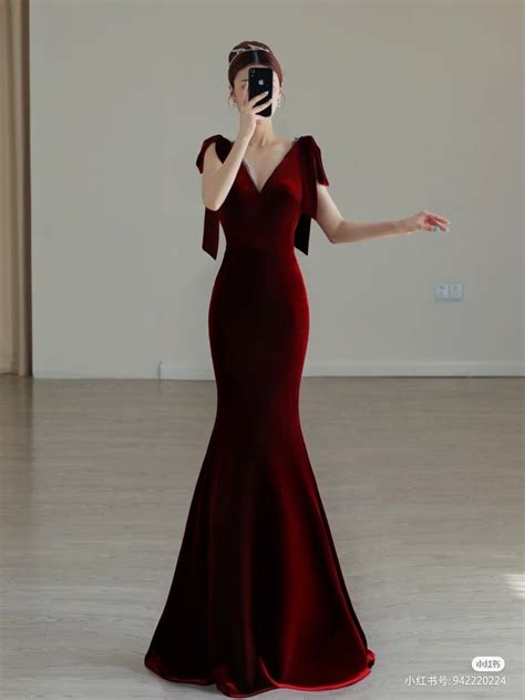 Dark Red Dresses, Fancy Dresses Long, Stylish Dresses For Girls, Pretty ...