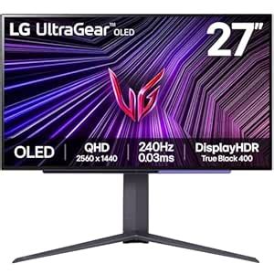 LG 27 inch Ultragear OLED QHD Gaming Monitor(2560 x 1440) 240Hz, 0.03ms ...