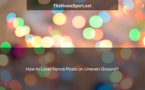 How to Level Posts in the Ground 的图像结果