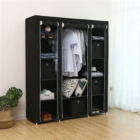 Winado Black Steel Clothing Rack LO113028078 at Lowes.com
