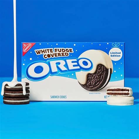 Buy OREO White Fudge Covered Chocolate Sandwich Cookies, Holiday ...