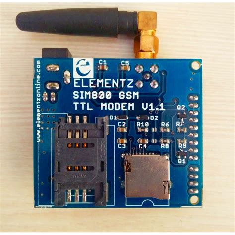 Buy SIM800 TTL GSM MODEM MODULE WITH SMA ANTENNA - MIC29302 ...