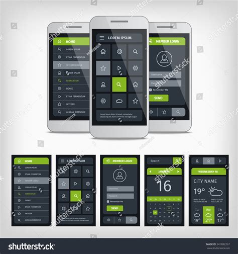 Image result for Android-App Interface Template