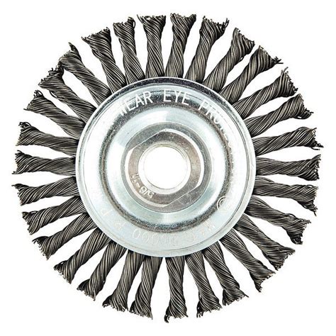 Zoro Select Wire Wheel Brush, Arbor Hole Mount 66252838997 | Zoro