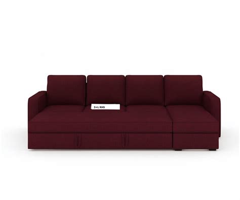 Buy Dezine Machine Melaka Sofa 3+L RHS Sofa cum Bed - Pull out Type ...