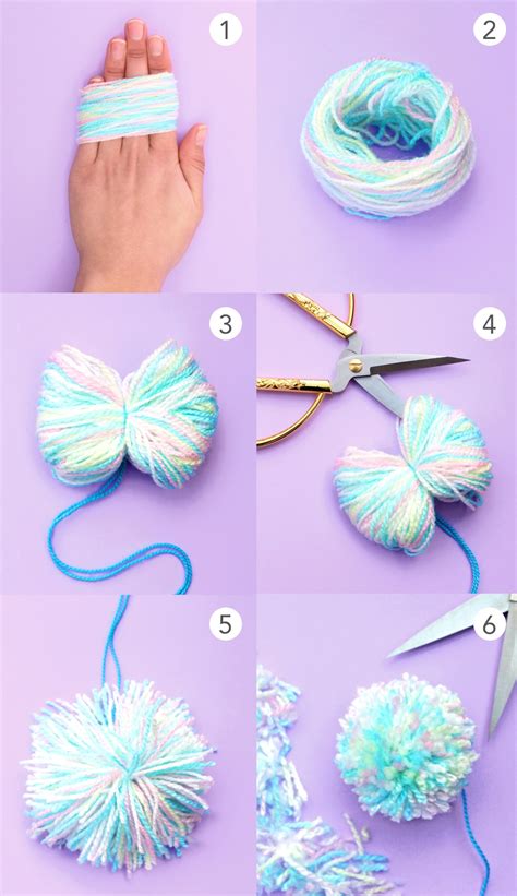 How to make a pom-pom for art activities, decorations and crafts ...