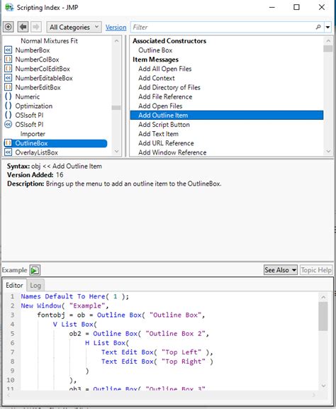 JMP Scripting Tutorial 的图像结果