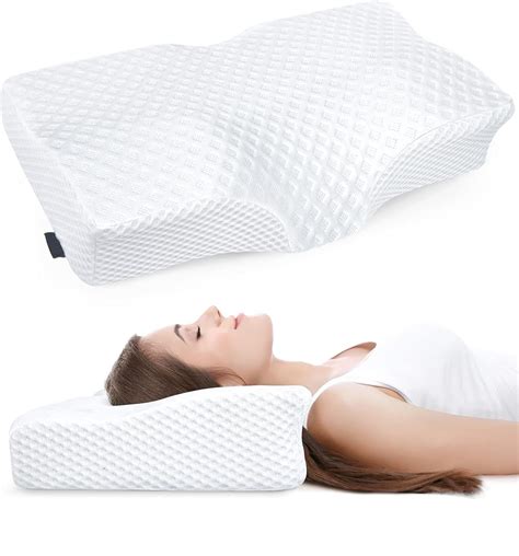 UCRAVO Adjustable Neck Pillows for Pain Relief Sleeping, Enhanced ...