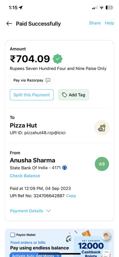 Pizza Hut India — Pizza Hut took my money but theres no pizza ...