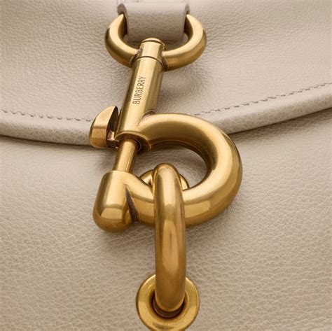 Borsa messenger B Clip piccola (Beige Mushroom) - Donna | Sito ufficiale Burberry®