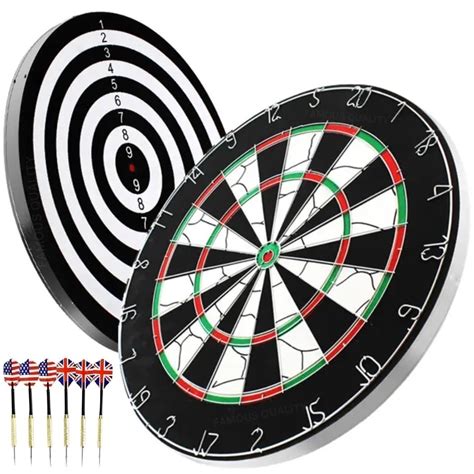 Buy Famous Quality Big Dual Sided 18 inch Metal Dart Board Tournament ...