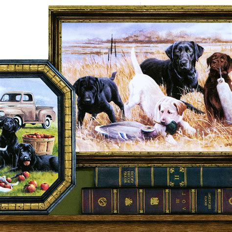 Wallpaper Border Framed Dogs 10" x 15' PT018113B : Amazon.in: Home ...