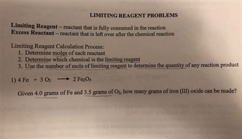 How to Do Limiting Reagent Problems 的图像结果