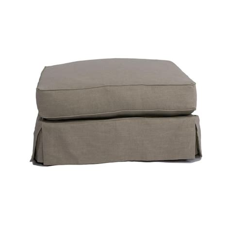 Sunset Trading Horizon Casual Light Gray Ottoman at Lowes.com
